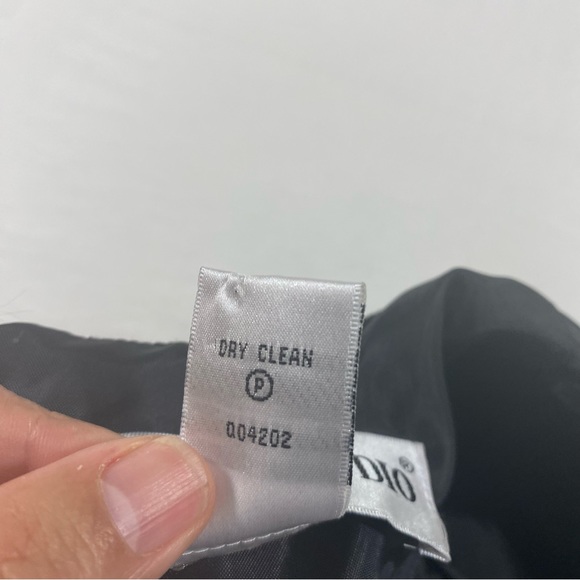 Adolfo Studio Dress Woman’s 8 Linen Mini Pencil Dress Short Sleeve Crew Neck - Picture 9 of 10